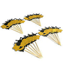 36X Funny Cute Decor Cake Topper Bee Cake Decoration for Kids Birthday Par ZXM