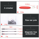 14Watchmaker Watch Repair Tool Kit Case Opener Link Spring Bar Remover Pins