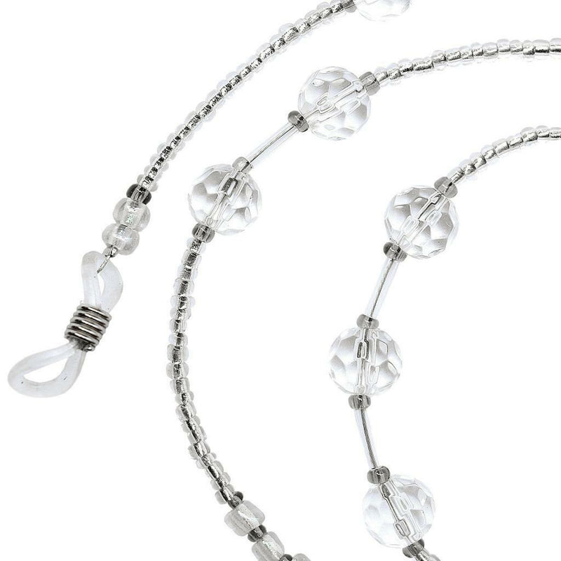 New Clear Beaded Beads Eyeglass Reading Glasses Chain Holder Rope for Sport