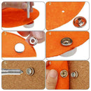 62 X Stainless Steel Fastener Snap Press Stud Cap Button Boat kit Canvas H4S1
