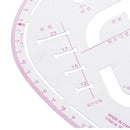Sleeve Curve Ruler Measure Plastic for Sewing Dressmaking Tailor Drawing Tool,