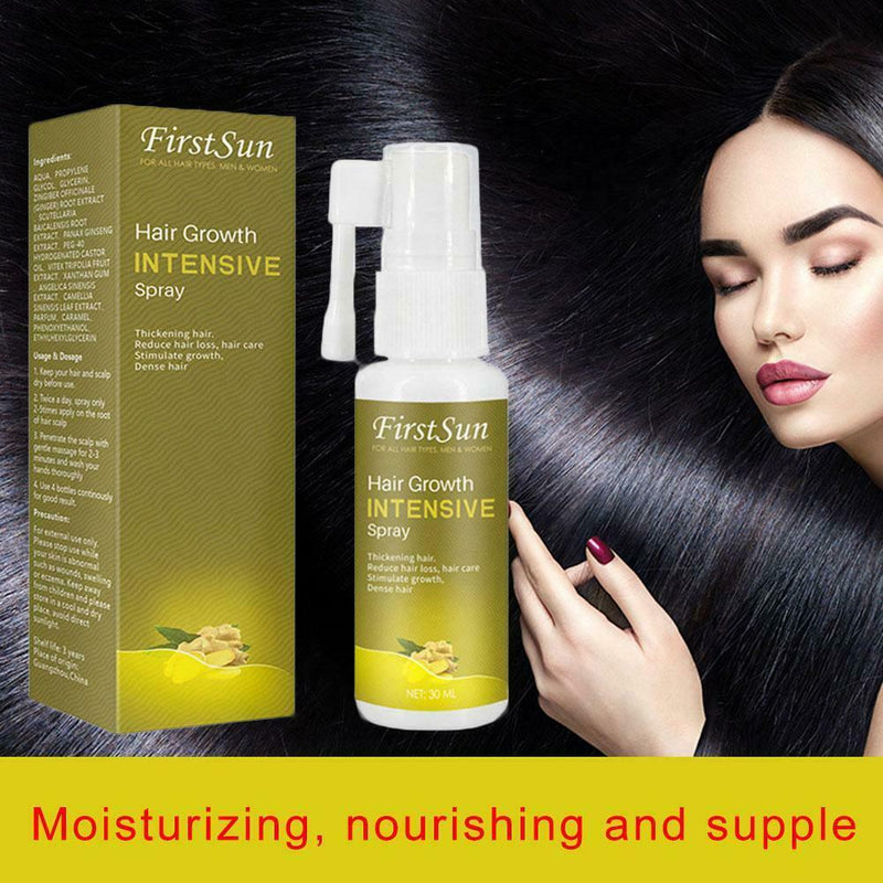 Natural Hair Growth Spray Hair Serum Moisturizing Moisturizing Supple