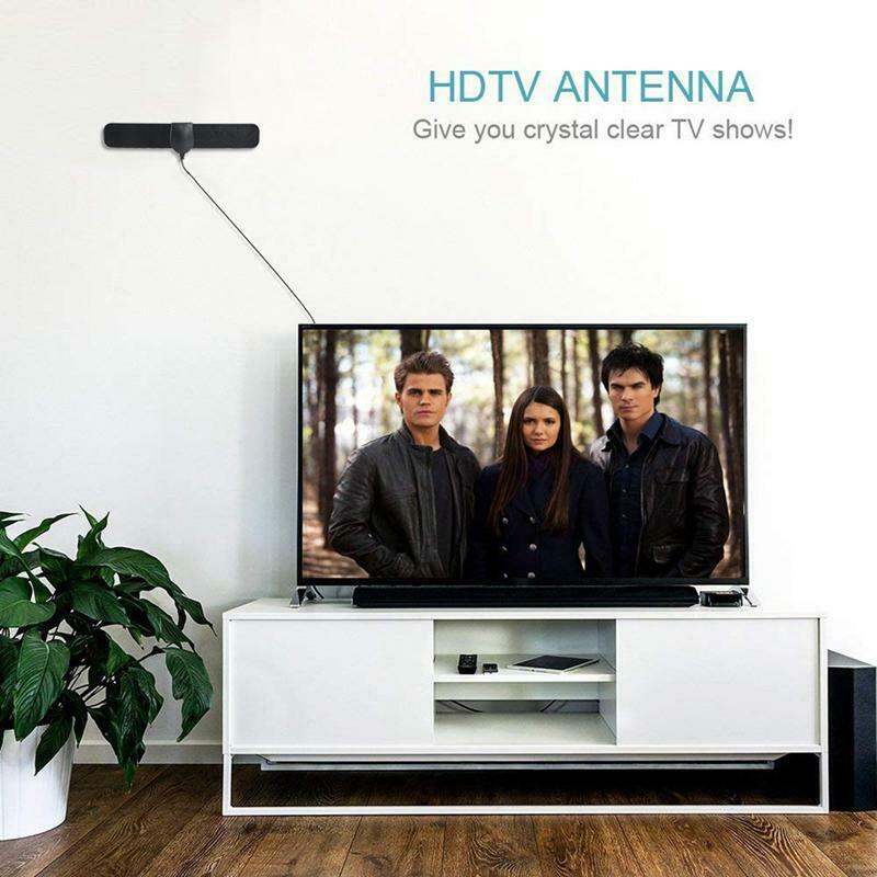 1080P HD Indoor Universal TV Antenna DVB-T2 ATSC 25 Miles Digital Amplifiel J4L3