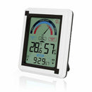 Electronic Weather Clock Temperature Humidity Meter Indicator Thermometer L I7S1