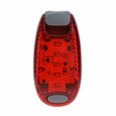 5 LED Bike Taillight Safety Warning Rear Lamp Backpack Running Lights(Red)
