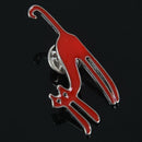 Fashion Cute Cat Brooch Animal Cat Brooch Collar Pin Jewelry, Red O1S5