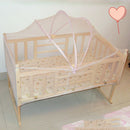 1 x Baby Cradle Bed Mosquito Nets Summer Baby Safe Arched Mosquitos Net, Ra O7O1