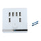 6 Ports USB 3.4A Wall Socket Outlet Wall Charger Charger For Mobile Phone