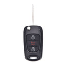 3 Buttons Remote Folding Flip Key Case Fob Shell KIA Soul Rondo Sportage Rio Gw