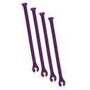 4Pcs Adjust Silicone Wine Glass Dishwasher Goblet Holder Safer Stemware Sav Z4P7