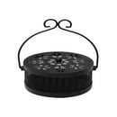 Iron Fireproof Mosquito Coil Box Sandalwood Stove Household W/ Lid Coil Ash-Tray