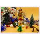 Christmas Non-woven Fabric Felt Applique Kit for Car Hanging Ornaments Gift
