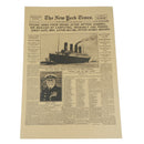 new york time kraft paper bar poster retro historical moment poster wall