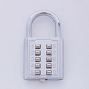 Anti-theft Button Combination Padlock Digit Push Password Lock Zinc Alloy S D9H6