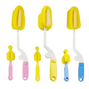2X Sponge Brush Baby Milk Feeding Bottle Nipple Cleaning Brushes  OZ
