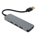 5-In-1 Hub3.0 Connector 4usb3.0 Plus Microusb For PC Laptop Accessories Com