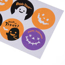 60pcs Halloween Stickers Decorative Baking Packing Seal Affixed Stickers 7HH