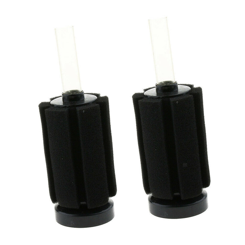 Two Pieces Aquarium Fish Tank Biochemical Sponge Plastic Water Filter 1