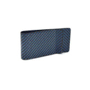 Money Clip Carbon Fiber Holder for 30 Folded Bills or Around 15 Cards Blue