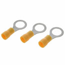 25pcs Insulated Crimp Ring Terminal Wire Connector 22-10AWG M8