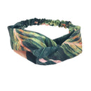 Summer Bohemian Style Hairbands Print Headbands For Women Retro Cross Knot  X3K4