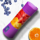 USB Juicer Cup, Mobile Juice Mixer, Household Fruit Mixer - Six Blades, 400