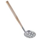 13.4'' Ice Fishing Scoop Ice Scooper Iron Slush Skimmer with Wood Handle
