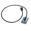 The fifth generation of PCIE 1X to 16X extension card to strengthen the pow