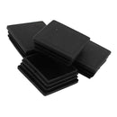 Plastic Square Tubing Inserts End Blanking Cover Caps 50mmx50mm 5 Pcs