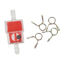 Motorcycle Scooter 6mm Gas Inline Fuel Filter W/Petrol Pipe Hose Line Pipe Cl Z8