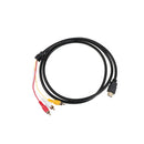 1.5m/5Ft HDMI to 3 RCA Video Audio Converter Component AV Adapter Cable HDTV OZ