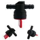 5x 1/4" Inline Straight Gas Fuel Shut Cut Off Valves Made For Briggs & Stratton
