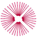 1000pcs Plastic Sewing Needles for Kids Wool Cross Stitch Knitting Rose Red