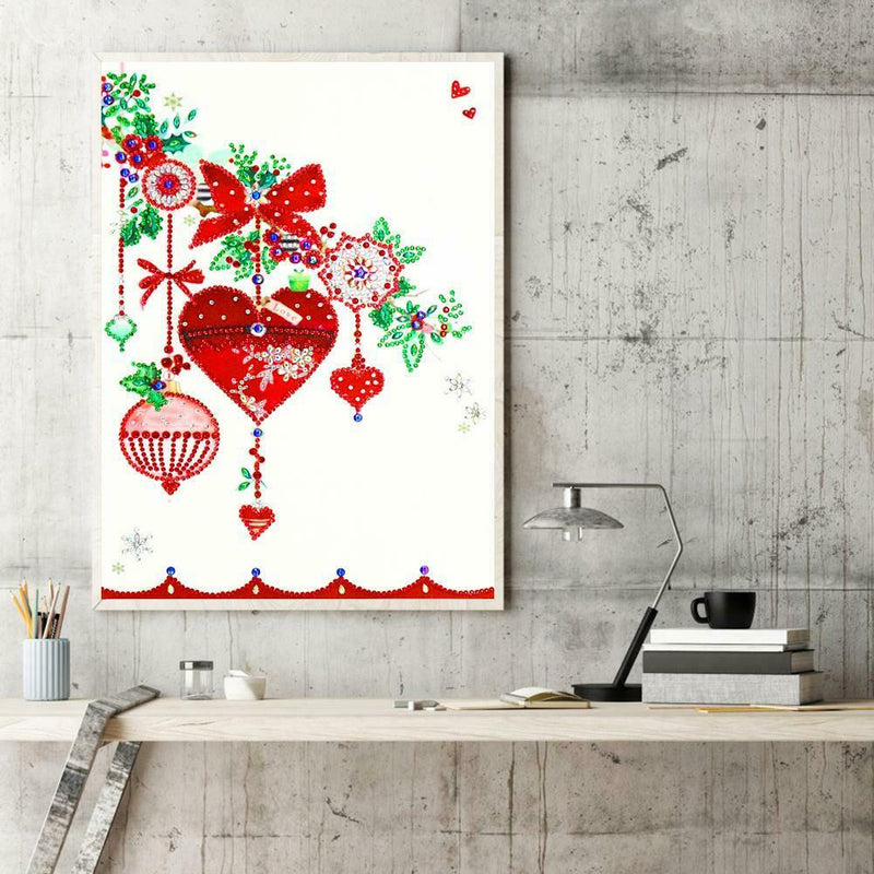 5D DIY Special Shaped Diamond Painting Heart Cross Stitch Mosaic Craft Kits