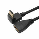 2x Mini HDMI Cable, (90/ 270 Degree) Mini HDMI to HDMI Cable Adapter Male t