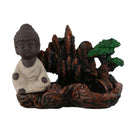 1x Creative Little Monk Smoke Backflow Handicraft Ceramic Decor Incense Bur