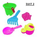 5pcs Kids Beach Sand Water Play Toys Bucket Spade Shovel Rake Set Gifts