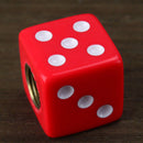 Design Red Dice Tire air Valve Stem Caps for Car Truck Bike ATV Wheel Rims FT