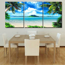 3 Panels Art Oil Paintings Canvas Print Wall Unframed Pictures Lion 30*50cm