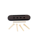 4 String Rosewood Bridge with ABS Saddle Nut Slotted Bridge Pin For Ukulele