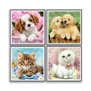 Dog Cat DIY 5D Diamond Painting Full Drill Embroidery Cross Stitch Home Decor
