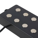 Noiseless Good Balance 4 String Bass Humbucker Double Coil Pickup Black For B2B3