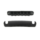 Guitar Tune-O- Matic Bridge Tailpiece Tail for Les Paul LP Style Set Black