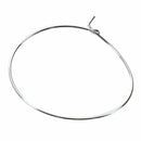 100 Pcs Wine Glass Charm Rings/Earring Hoops 40x35mm L9N1