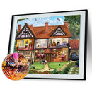 House 5D Diamond Painting Embroidery DIY Craft Needlework Home Decor Gift(A