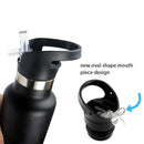 Water Drinking With Lid For Straw Flip Lids Cap Mouth Water Bottle With Straws