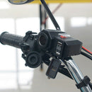 12V Dual USB Motorcycle Cigarette Lighter Waterproof Power Port Outlet Socket.