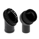 Oval & Round Head Vacuum Brush Dusting Brush Crevice Dust Collector Dia.32mm