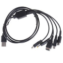 USB Charging Cable Charger for Nintend GBA SP WII U 3DS NDSL XL DSI PSP 5 in 1ME