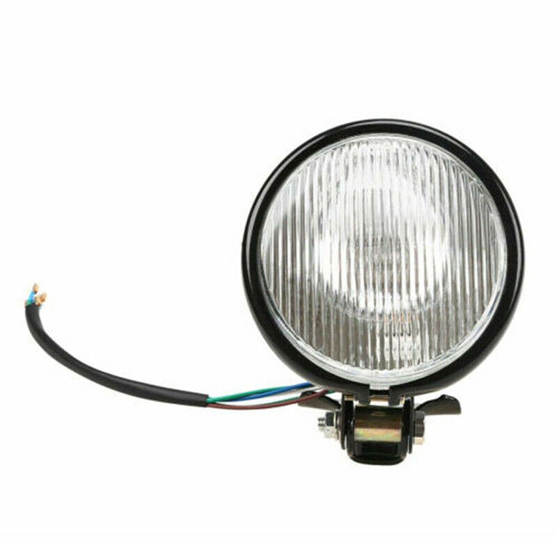 5Inch Motorcycle Retro Round LED Headlight Hi/Lo Beam For Suzuki Kawasaki BX